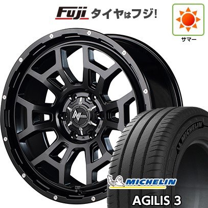 【新品】ハイエース200系 夏タイヤ ホイール4本セット 215/65R16 109/107T ミシュラン アジリス3 MID WHEELS NITRO POWER H6 スラッグ 6.5J 16インチ(送料無料)｜フジコーポレーション