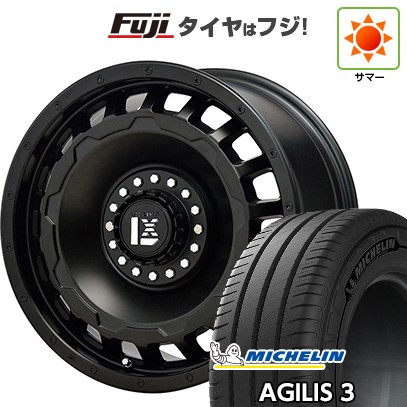 【新品】ハイエース200系 夏タイヤ ホイール4本セット 215/65R16 109/107T ミシュラン アジリス3 オフビート レクセル スワッガー 7J 16インチ(送料無料)