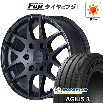 【新品】ハイエース200系 夏タイヤ ホイール4本セット 215/65R16 109/107T ミシュラン アジリス3 エムテクノ M.T.S.JAPAN アドバンス キャステッド 16インチ(送料無料)