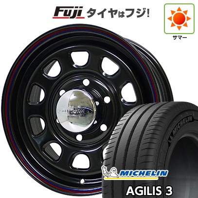 【新品】ハイエース200系 夏タイヤ ホイール4本セット 215/65R16 109/107T ミシュラン アジリス3 モリタ デイトナズ 7J 16インチ(送料無料)