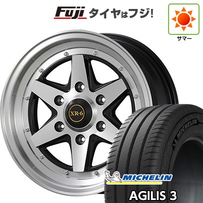【新品】ハイエース200系 夏タイヤ ホイール4本セット 215/65R16 109/107T ミシュラン アジリス3 ファブレス ヴァローネ XR-6 1P 6.5J 16インチ(送料無料)