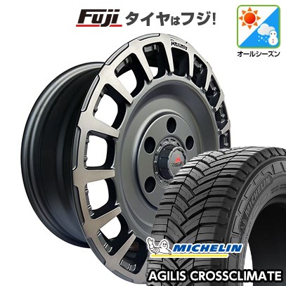 【新品】キャラバン オールシーズンタイヤ ホイール4本セット 215/65R16 109/107T ミシュラン アジリス クロスクライメート エムクライム ノマド/D 6.5J 16インチ(送料無料)