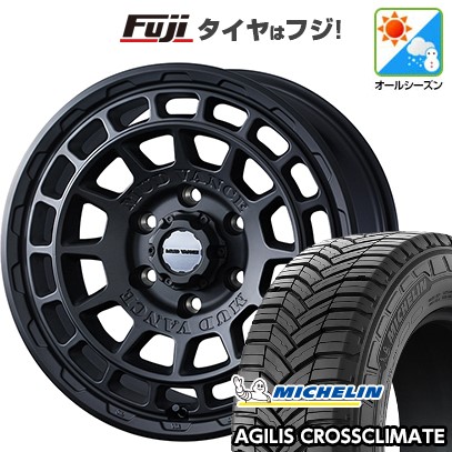 【新品】ハイエース200系 オールシーズンタイヤ ホイール4本セット 215/65R16 109/107T ミシュラン アジリス クロスクライメート WEDS ウェッズアドベンチャー マッドヴァンス X タイプF 6.5J 16インチ(送料無料)