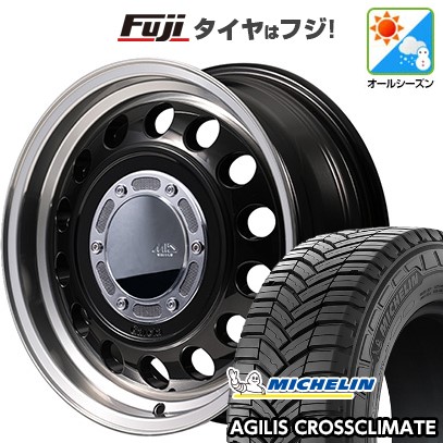 【新品】ハイエース200系 オールシーズンタイヤ ホイール4本セット 215/65R16 109/107T ミシュラン アジリス クロスクライメート MID WHEELS ガルシア シスコ タイプ2 6.5J 16インチ(送料無料)
