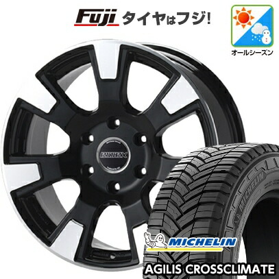 【新品】ハイエース200系 オールシーズンタイヤ ホイール4本セット 215/65R16 109/107T ミシュラン アジリス クロスクライメート エセックス ES-16 16インチ(送料無料)