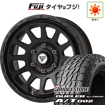 【新品】プラド/ハイラックス 夏タイヤ ホイール4本セット 265/70R17 ブリヂストン デューラー A/T002 OWL/RBL デルタフォース オーバル 8J 17インチ(送料無料)