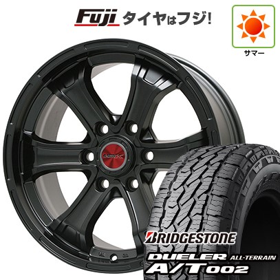 【新品】プラド/ハイラックス 夏タイヤ ホイール4本セット 265/60R18 ブリヂストン デューラー A/T002 RBL ビッグウエイ B-MUD K(マットブラック) トヨタ車専用 8J 18インチ(送料無料)