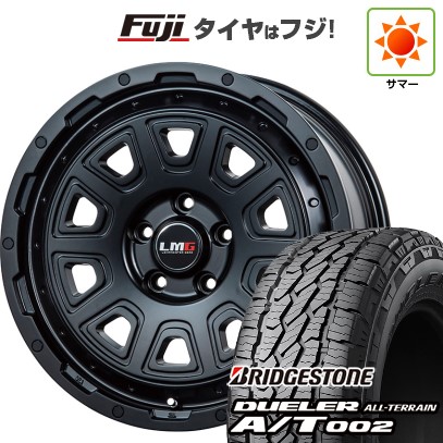 【新品】デリカD5 夏タイヤ ホイール4本セット 245/70R16 ブリヂストン デューラー A/T002 OWL/RBL レアマイスター LMG DS-10 マットブラック 7J 16インチ(送料無料)｜フジコーポレーション 86,020円