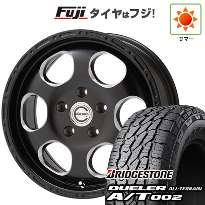 【新品】デリカD5 夏タイヤ ホイール4本セット 245/70R16 ブリヂストン デューラー A/T002 OWL/RBL エルフォード ブラッドストック 1P 7J 16インチ(送料無料)｜フジコーポレーション