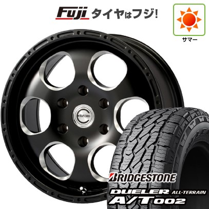 【新品】プラド/ハイラックス 夏タイヤ ホイール4本セット 265/70R17 ブリヂストン デューラー A/T002 OWL/RBL エルフォード ブラッドストック 1P 8J 17インチ(送料無料)｜フジコーポレーション