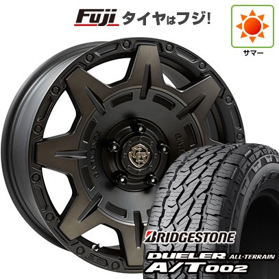 【新品】デリカD5 夏タイヤ ホイール4本セット 215/70R16 ブリヂストン デューラー A/T002 OWL/RBL WEDS ウェッズ クロスオーバーガーメンツ Style M 7J 16インチ(送料無料)｜フジコーポレーション 103,150円
