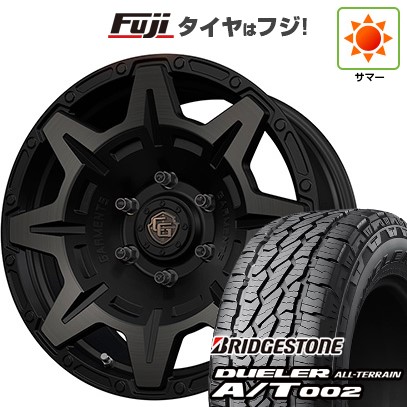 【新品】プラド/ハイラックス 夏タイヤ ホイール4本セット 265/70R17 ブリヂストン デューラー A/T002 OWL/RBL WEDS ウェッズ クロスオーバーガーメンツ Style M 8J 17インチ(送料無料)|フジコーポレーション