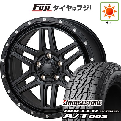 【新品】デリカD5 夏タイヤ ホイール4本セット 215/70R16 ブリヂストン デューラー A/T002 OWL/RBL モンツァ HI-BLOCK エルデ 7J 16インチ(送料無料)|フジコーポレーション