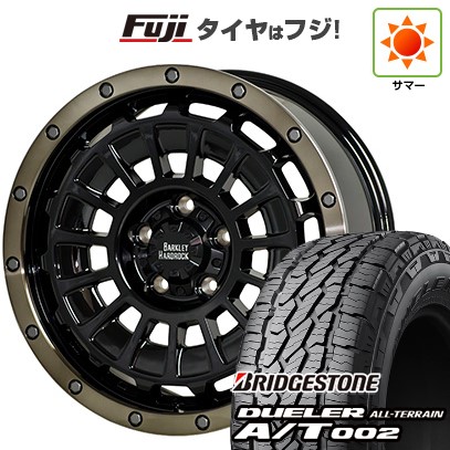 【新品】デリカD5 夏タイヤ ホイール4本セット 245/70R16 ブリヂストン デューラー A/T002 OWL/RBL ホットスタッフ バークレイハードロック ローガン 7J 16インチ(送料無料)