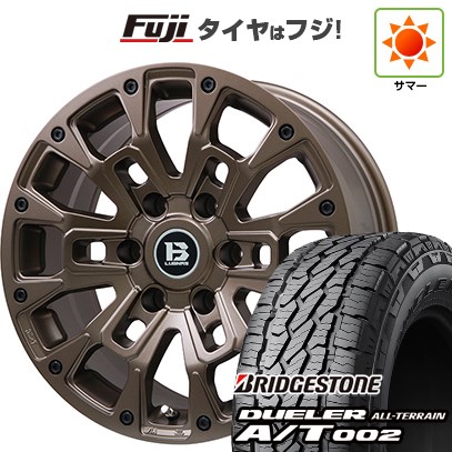 【新品国産車用6穴139.7】 夏タイヤ ホイール4本セット 285/60R18 ブリヂストン デューラー A/T002 RBL ビッグウエイ B-LUGNAS BRD(マットブロンズ) 8J 18インチ(送料無料)｜フジコーポレーション 128,450円