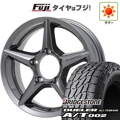 【新品】ジムニー 夏タイヤ ホイール4本セット 175/80R16 ブリヂストン デューラー A/T002 RBL アピオ ワイルドボア X2 5.5J 16インチ(送料無料)｜フジコーポレーション