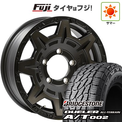 【新品】ジムニーシエラ/ジムニーノマド 夏タイヤ ホイール4本セット 215/70R16 ブリヂストン デューラー A/T002 OWL/RBL WEDS ウェッズ クロスオーバーガーメンツ Style M 6J 16インチ(送料無料)|フジコーポレーション