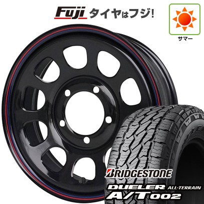 【新品】ジムニー 夏タイヤ ホイール4本セット 175/80R16 ブリヂストン デューラー A/T002 RBL モリタ デイトナズ G2 5.5J 16インチ(送料無料)|フジコーポレーション