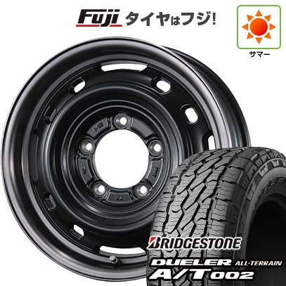 【新品】ジムニー 夏タイヤ ホイール4本セット 175/80R16 ブリヂストン デューラー A/T002 RBL シーエルリンク UNIONRIM TX 5.5J 16インチ(送料無料)｜フジコーポレーション