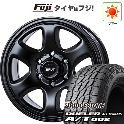 【新品】ランクル250 夏タイヤ ホイール4本セット 265/70R17 ブリヂストン デューラー A/T002 OWL/RBL トライスター BRUT BR-44 7.5J 17インチ(送料無料)