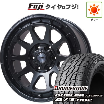 【新品】プラド/ハイラックス 夏タイヤ ホイール4本セット 265/65R17 ブリヂストン デューラー A/T002 OWL/RBL レアマイスター LMG DIEZ マットブラック 17インチ(送料無料) サマータイヤ