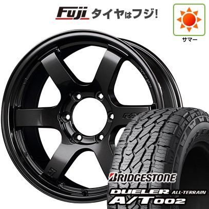 【新品】プラド/ハイラックス 夏タイヤ ホイール4本セット 265/70R17 ブリヂストン デューラー A/T002 OWL/RBL RAYS レイズ グラムライツ 57DR-X 17インチ(送料無料) サマータイヤ画像