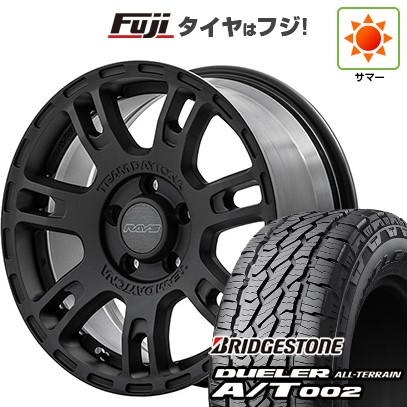 【新品】デリカD5 夏タイヤ ホイール4本セット 215/70R16 ブリヂストン デューラー A/T002 OWL/RBL RAYS レイズ デイトナ D207 7J 16インチ(送料無料)｜フジコーポレーション