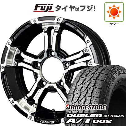 【新品】ジムニーシエラ/ジムニーノマド 夏タイヤ ホイール4本セット 215/70R16 ブリヂストン デューラー A/T002 OWL/RBL RAYS レイズ デイトナ FDX-J 5.5J 16インチ(送料無料)