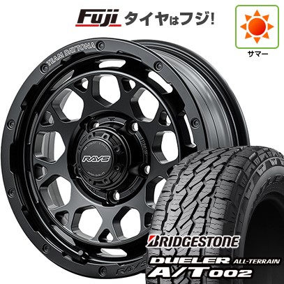 【新品】ジムニーシエラ/ジムニーノマド 夏タイヤ ホイール4本セット 215/70R16 ブリヂストン デューラー A/T002 OWL/RBL RAYS レイズ デイトナ M9+ 6J 16インチ(送料無料)|フジコーポレーション