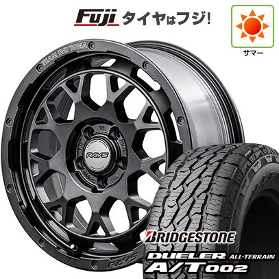 【新品】デリカD5 夏タイヤ ホイール4本セット 245/70R16 ブリヂストン デューラー A/T002 OWL/RBL RAYS レイズ デイトナ M9+ SPEC-M 7J 16インチ(送料無料)｜フジコーポレーション
