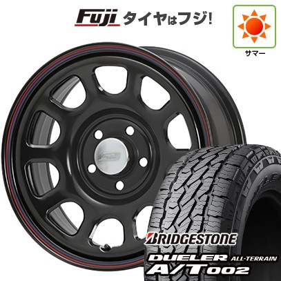 【新品】デリカD5 夏タイヤ ホイール4本セット 215/70R16 ブリヂストン デューラー A/T002 OWL/RBL MLJ デイトナSS 7J 16インチ(送料無料)