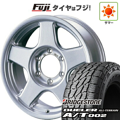 【新品】ランクル70(GDJ76W) 夏タイヤ ホイール4本セット 275/70R16 ブリヂストン デューラー A/T002 OWL/RBL フォーバイフォーエンジニア ブラッドレー V 8J 16インチ(送料無料)