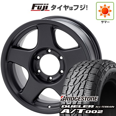 【新品】プラド/ハイラックス 夏タイヤ ホイール4本セット 265/65R17 ブリヂストン デューラー A/T002 OWL/RBL フォーバイフォーエンジニア ブラッドレー V 9J 17インチ(送料無料)