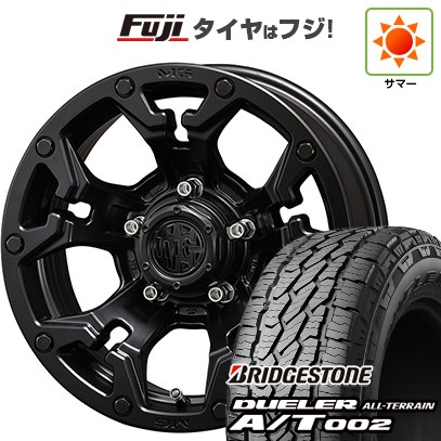 【新品】デリカD5 夏タイヤ ホイール4本セット 245/70R16 ブリヂストン デューラー A/T002 OWL/RBL クリムソン マーテルギア(MG) ゴーレム 7J 16インチ(送料無料)