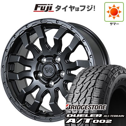 【新品】デリカD5 夏タイヤ ホイール4本セット 245/70R16 ブリヂストン デューラー A/T002 OWL/RBL トピー ヴァブロ RR-01 7J 16インチ(送料無料)|フジコーポレーション