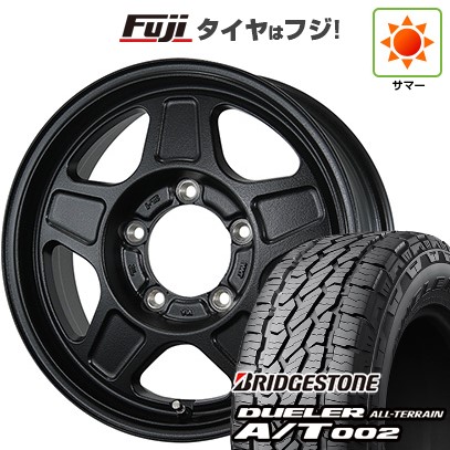 【新品】ジムニー 夏タイヤ ホイール4本セット 175/80R16 ブリヂストン デューラー A/T002 RBL トピー ランドフット GWD 数量限定 5.5J 16インチ(送料無料)|フジコーポレーション