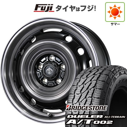 【新品】デリカD5 夏タイヤ ホイール4本セット 245/70R16 ブリヂストン デューラー A/T002 OWL/RBL トピー ランドフット XFG 数量限定 7J 16インチ(送料無料)