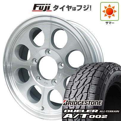 【新品】ジムニーシエラ/ジムニーノマド 夏タイヤ ホイール4本セット 215/70R16 ブリヂストン デューラー A/T002 OWL/RBL WEDS ウェッズ ジムライン タイプ2 6J 16インチ(送料無料)｜フジコーポレーション