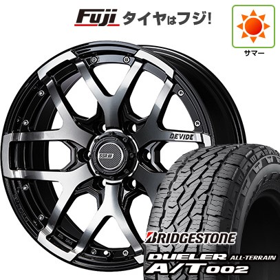 【新品】プラド/ハイラックス 夏タイヤ ホイール4本セット 265/60R18 ブリヂストン デューラー A/T002 RBL SSR ディバイド ZS 8J 18インチ(送料無料)