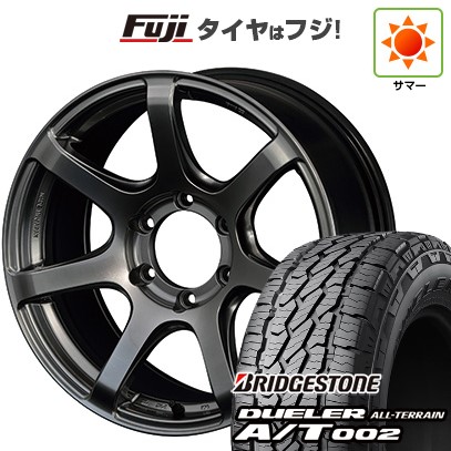 【新品国産車用6穴139.7】 夏タイヤ ホイール4本セット 285/60R18 ブリヂストン デューラー A/T002 RBL トゥホット バックナイン ライトスピード 8.5J 18インチ(送料無料)