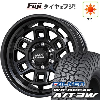 【新品】ハイエース200系 夏タイヤ ホイール4本セット 195/80R15 107/105N ファルケン ワイルドピーク A/T3W ホットスタッフ マッドクロス アイヴァー 6J 15インチ(送料無料)