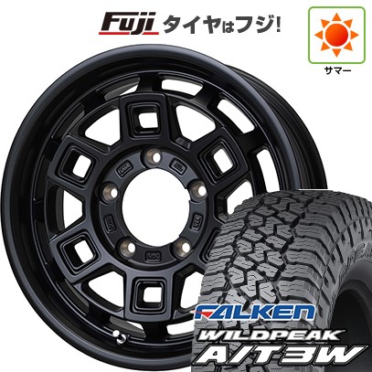 【新品】ジムニー 夏タイヤ ホイール4本セット 175/80R16 ファルケン ワイルドピーク A/T3W ホットスタッフ マッドクロス アイヴァー 5.5J 16インチ(送料無料)
