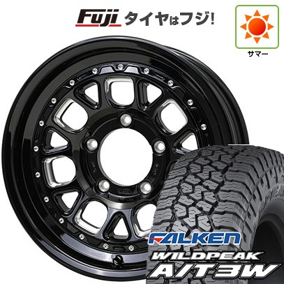 【新品】ジムニー 夏タイヤ ホイール4本セット 175/80R16 ファルケン ワイルドピーク A/T3W ホットスタッフ バークレイハードロック ヒューロン 5.5J 16インチ(送料無料)