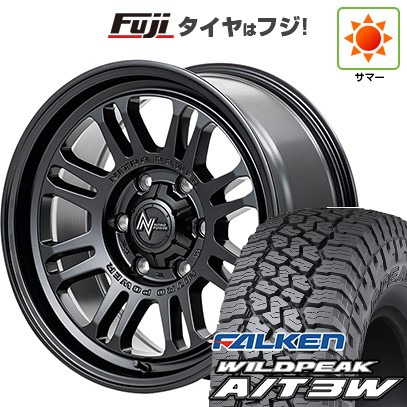 【新品国産車用6穴139.7】 夏タイヤ ホイール4本セット 35X12.5R17 ファルケン ワイルドピーク A/T3W MID WHEELS NITRO POWER M16 アサルト 8J 17インチ(送料無料)｜フジコーポレーション 131,800円