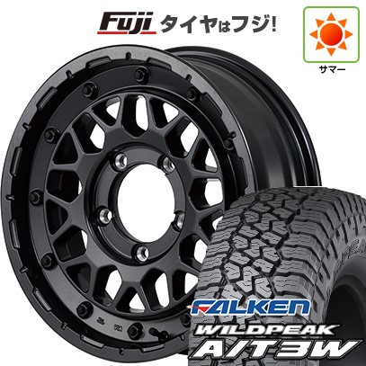 【新品】ジムニー 夏タイヤ ホイール4本セット 175/80R16 ファルケン ワイルドピーク A/T3W MID WHEELS NITRO POWER M29 スティンガー 5.5J 16インチ(送料無料)