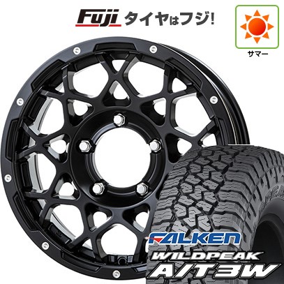【新品】ジムニー 夏タイヤ ホイール4本セット 175/80R16 ファルケン ワイルドピーク A/T3W トライスター BRUT BR-55 5.5J 16インチ(送料無料)｜フジコーポレーション