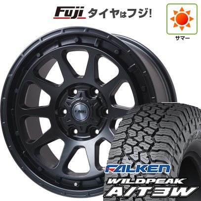 【新品国産車用6穴139.7】 夏タイヤ ホイール4本セット 285/70R17 ファルケン ワイルドピーク A/T3W レアマイスター LMG DIEZ マットブラック 17インチ(送料無料)