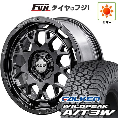 【新品】デリカD5 夏タイヤ ホイール4本セット 235/70R16 ファルケン ワイルドピーク A/T3W RAYS レイズ デイトナ M9+ SPEC-M 7J 16インチ(送料無料)|フジコーポレーション