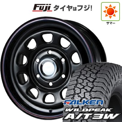 【新品】ハイエース200系 夏タイヤ ホイール4本セット 195/80R15 107/105N ファルケン ワイルドピーク A/T3W MLJ デイトナSS 6.5J 15インチ(送料無料)|フジコーポレーション