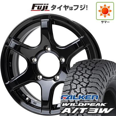 【新品】ジムニー 夏タイヤ ホイール4本セット 175/80R16 ファルケン ワイルドピーク A/T3W ホットスタッフ バイソン BN-04 5.5J 16インチ(送料無料)｜フジコーポレーション